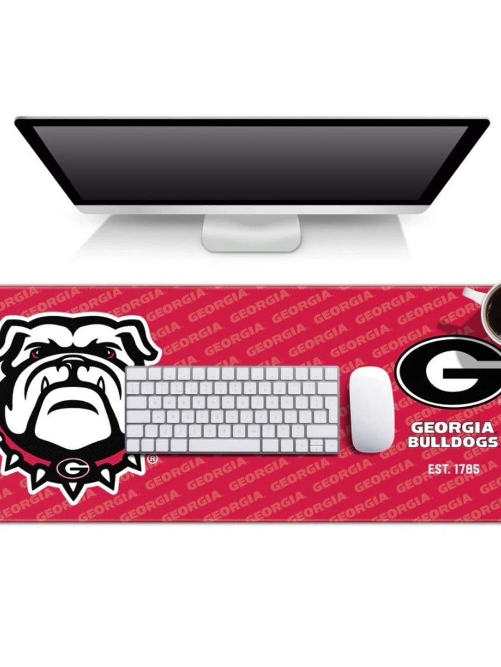 Red Desk Mat — Official Collegiate Mousepad
